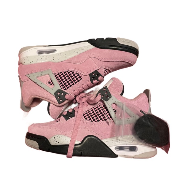 Jordan Air 4 Retro ORCHID/NEUTRAL GREY-BLACK WMS 5.5 Men’s 4 - Picture 2 of 10